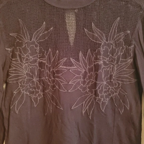 Free People Macrame Applique Top - Picture 3 of 5